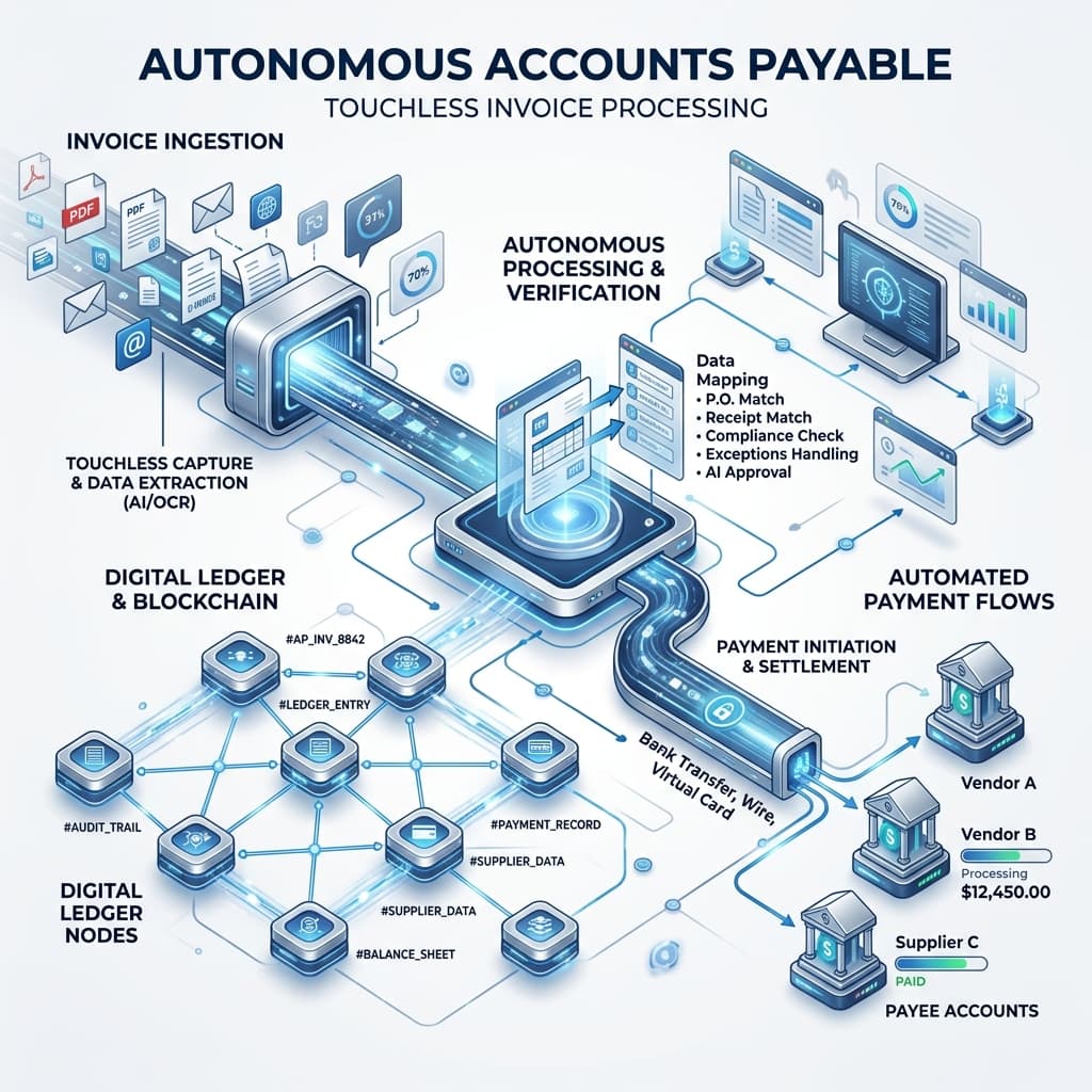 Autonomous Accounts Payable: Achieving the Dream of Touchless Payment