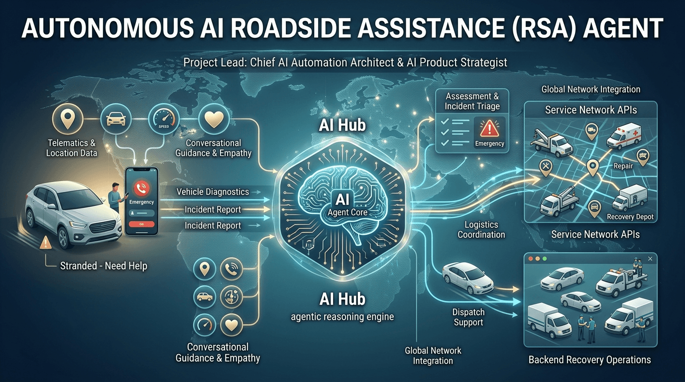 Autonomous AI Roadside Assistance (RSA) Agent