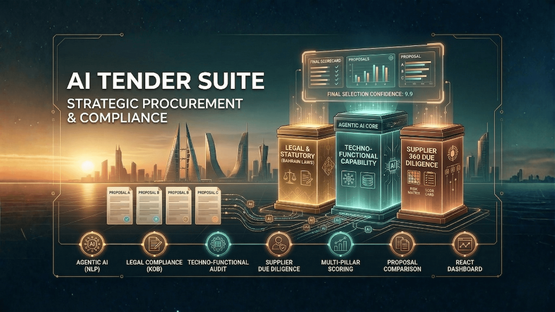 AI-Powered Tender Compliance & Evaluation Suite — Objective scoring. Transparent decisions. Defensible outcomes. | Procurement AI case study by Wheelson BizAI